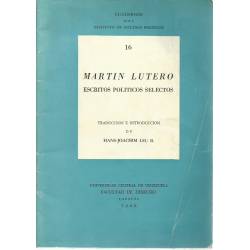 Martin Lutero Escritos políticos selectos