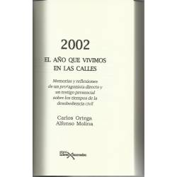 2002 el año que vivimos en las calles (Venezuela) 2002 el año que vivimos en las calles (Venezuela)