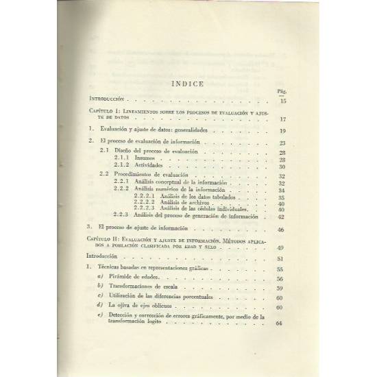 Manual de tecnicas de evaluacion y ajuste de informacion estadistica