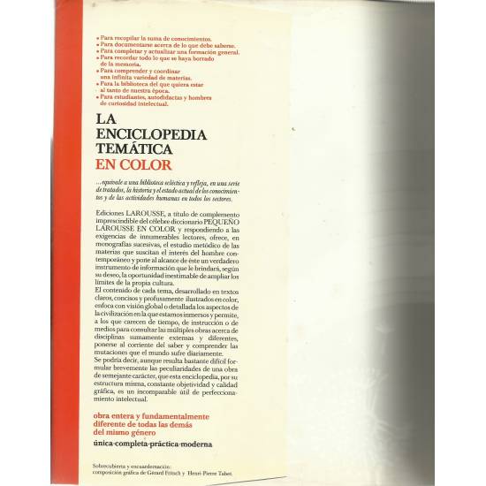 Pequeña Enciclopedia Temática Larousse en color (3 tomos)