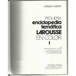 Pequeña Enciclopedia Temática Larousse en color (3 tomos) Pequeña Enciclopedia Temática Larousse en color (3 tomos)