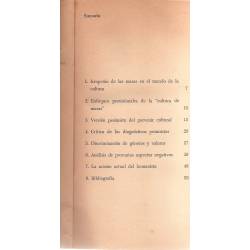 Literatura y cultura de masas Literatura y cultura de masas
