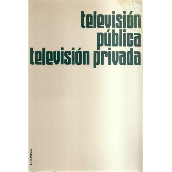 Televisión pública televisión privada