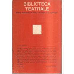 Biblioteca teatrale n 20 (en italiano)