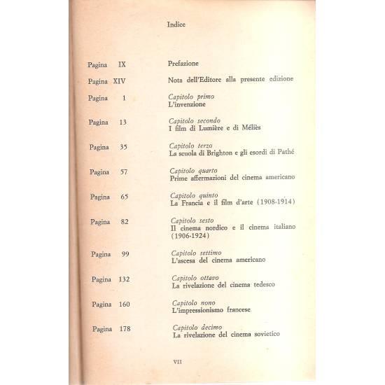 Storia del cinema mondiale (vol. 1) (en italiano)