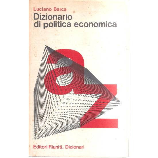 Dizionario di politica economica (en italiano)