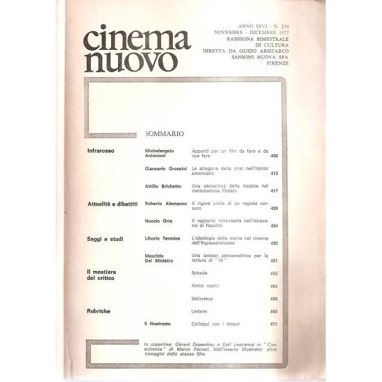 Cinema nuovo (en italiano)