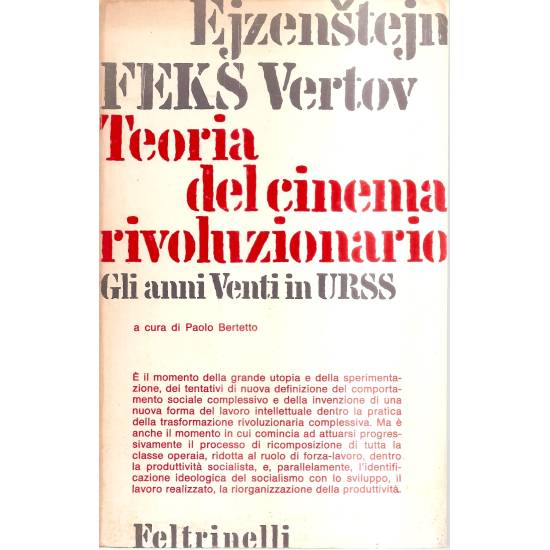 Teoria del cinema rivoluzionario (en italiano)
