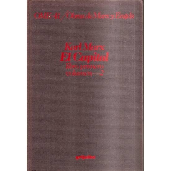 El Capital (libro 1, volumen 2)