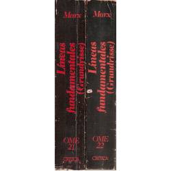 Líneas fundamentales de la crítica de la economía política (Grundrisse) (2 tomos)