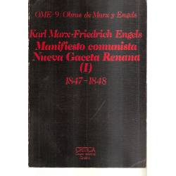 Manifiesto comunista Nueva Gaceta Renana (2 tomos)