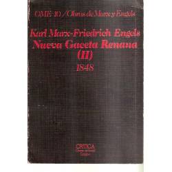 Manifiesto comunista Nueva Gaceta Renana (2 tomos)