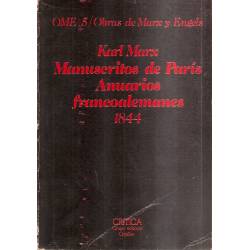 Manuscritos de París Anuarios francoalemanes