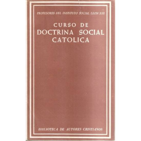 Curso de Doctrina social católica