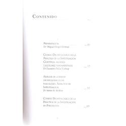 Contribuciones a la deontología de la investigación en psicología Contribuciones a la deontología de la investigación en psicología