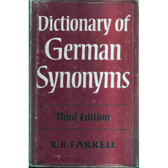 Dictionary of german synonyms