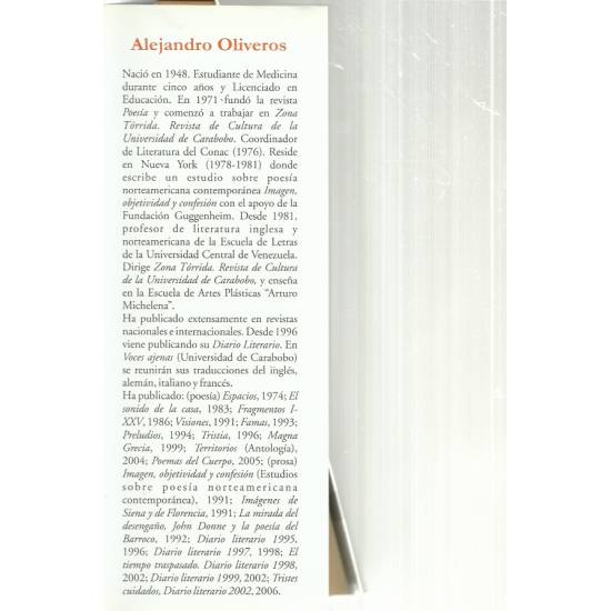 Poesía 1974-2006 Alejandro Oliveros