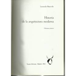 Historia de la arquitectura (2 vol.)