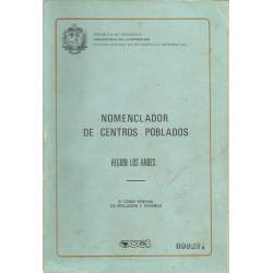 Nomenclador de Centros Poblados Region Los Andes