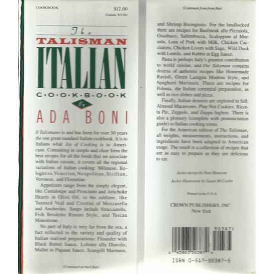 The talisman Italian cook book