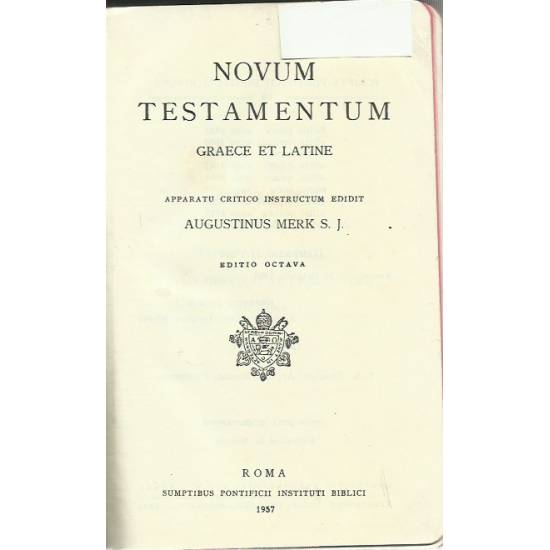 Novum Testamentum Graece at Latine