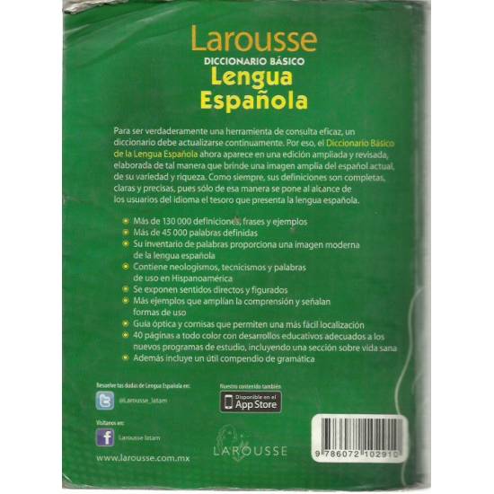 Diccionario Básico Lengua Española Larousse