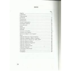 Selección de fórmulas matemáticas Selección de fórmulas matemáticas