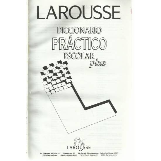 Larousse Diccionario escolar