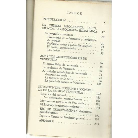 Imagen geoeconómica de Venezuela