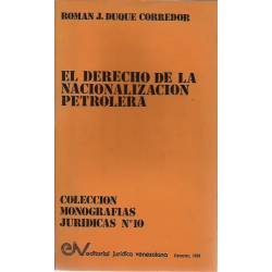 El derecho de la nacionalizacion petrolera