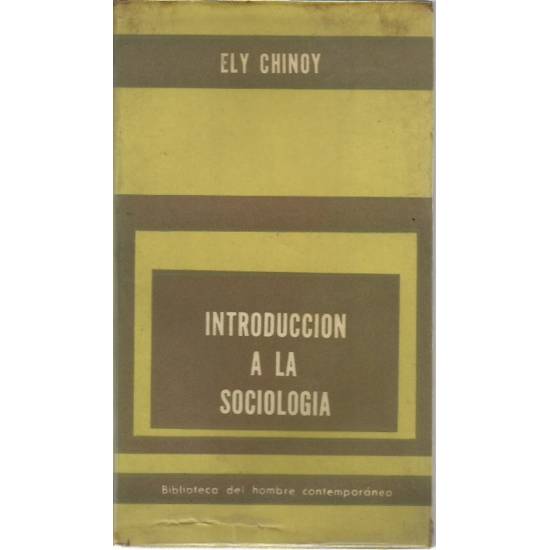 Introducción a la sociología Ely Chinoy