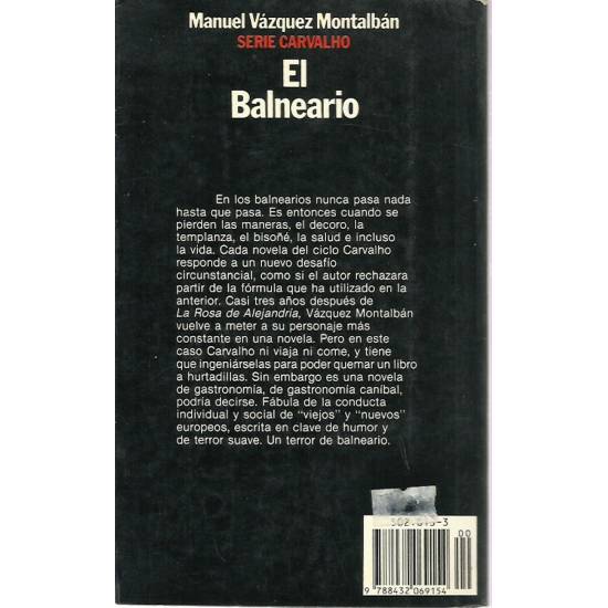 El balneario Manuel Vázquez Montalbán