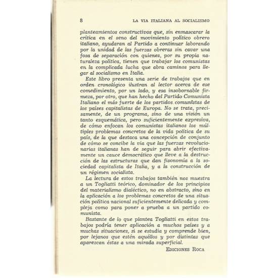 La vía italiana al socialismo