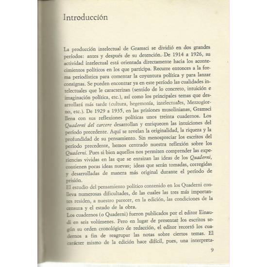 El pensamiento político de Gramsci