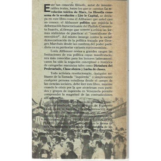 Lo insoportable en el partido comunista