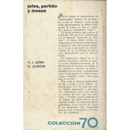 Jefes, Partido y Masas