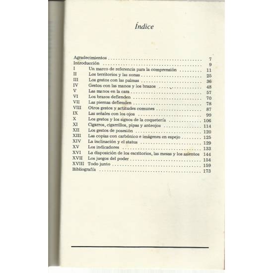 El lenguaje del cuerpo