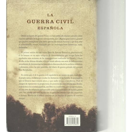 La guerra civil española Antony Beevor