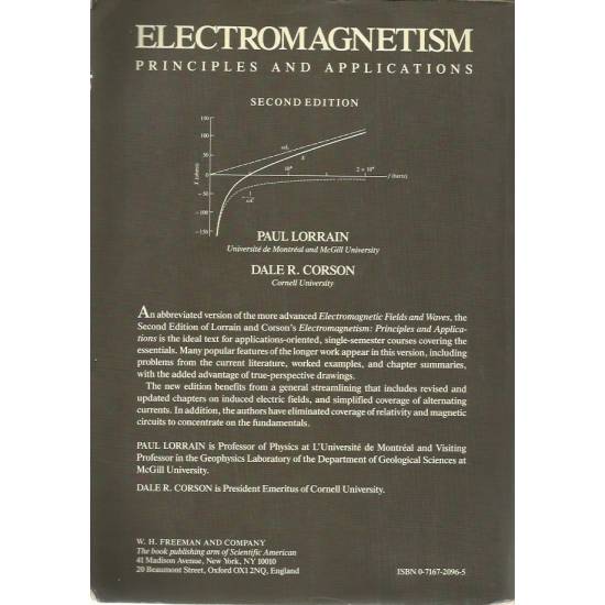 Electromagnetism Principles and applications