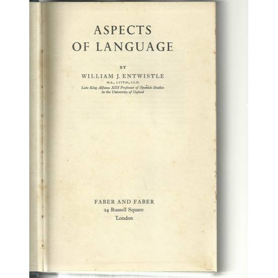 Aspects of Language