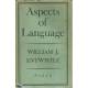 Aspects of Language