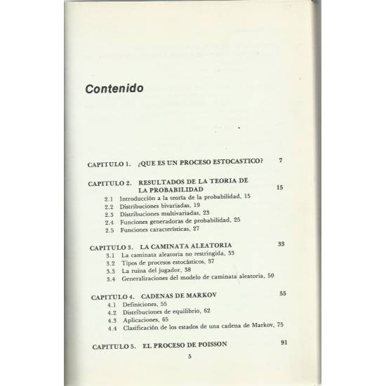 Procesos estocásticos