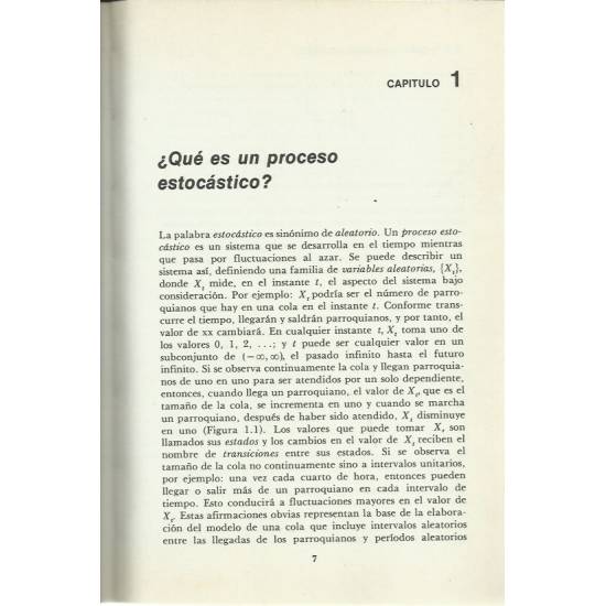 Procesos estocásticos