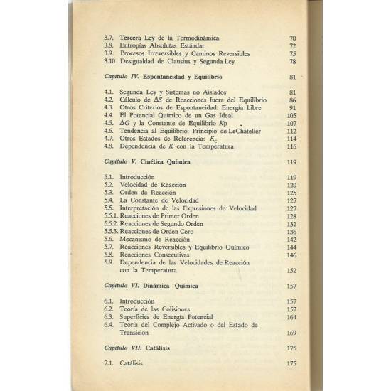 Energia Entropía y Dinámica Química