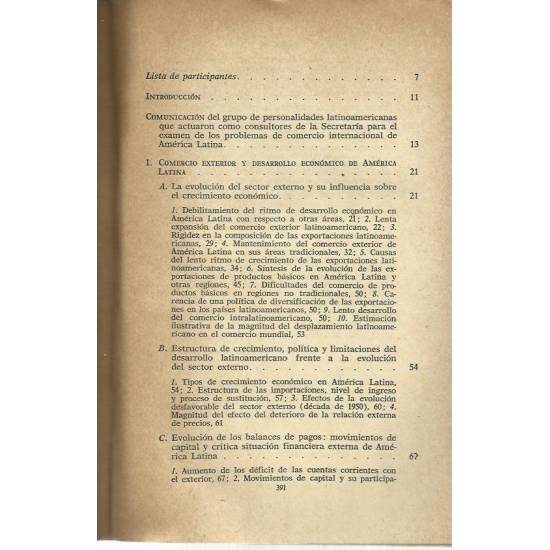 El comercio internacional y el desarrollo de América Latina