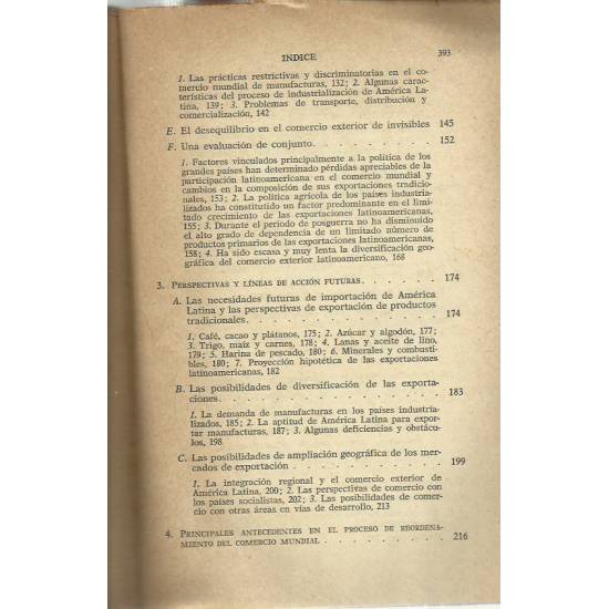 El comercio internacional y el desarrollo de América Latina