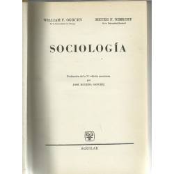 Sociología Ogburn y Nimkoff Sociología Ogburn y Nimkoff