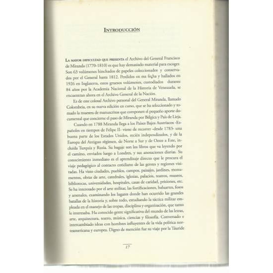 Francisco de Miranda en Bélgica y País de Lieja