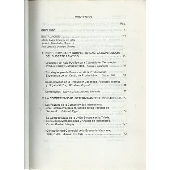 Productividad competitividad e internacionalización de la economía