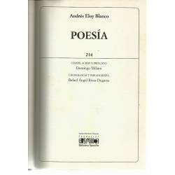 Poesía Andrés Eloy Blanco Poesía Andrés Eloy Blanco